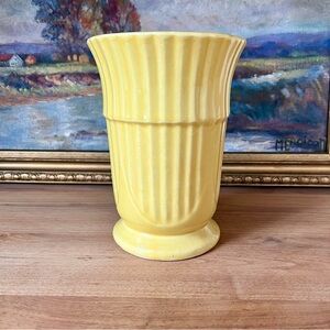 Yellow Monmouth Pottery Vase
